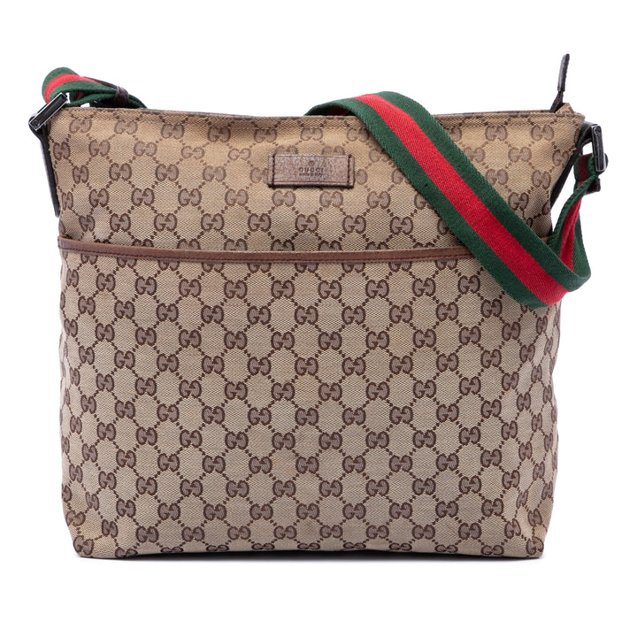 Gucci GG Toile Web Sac porté croisé