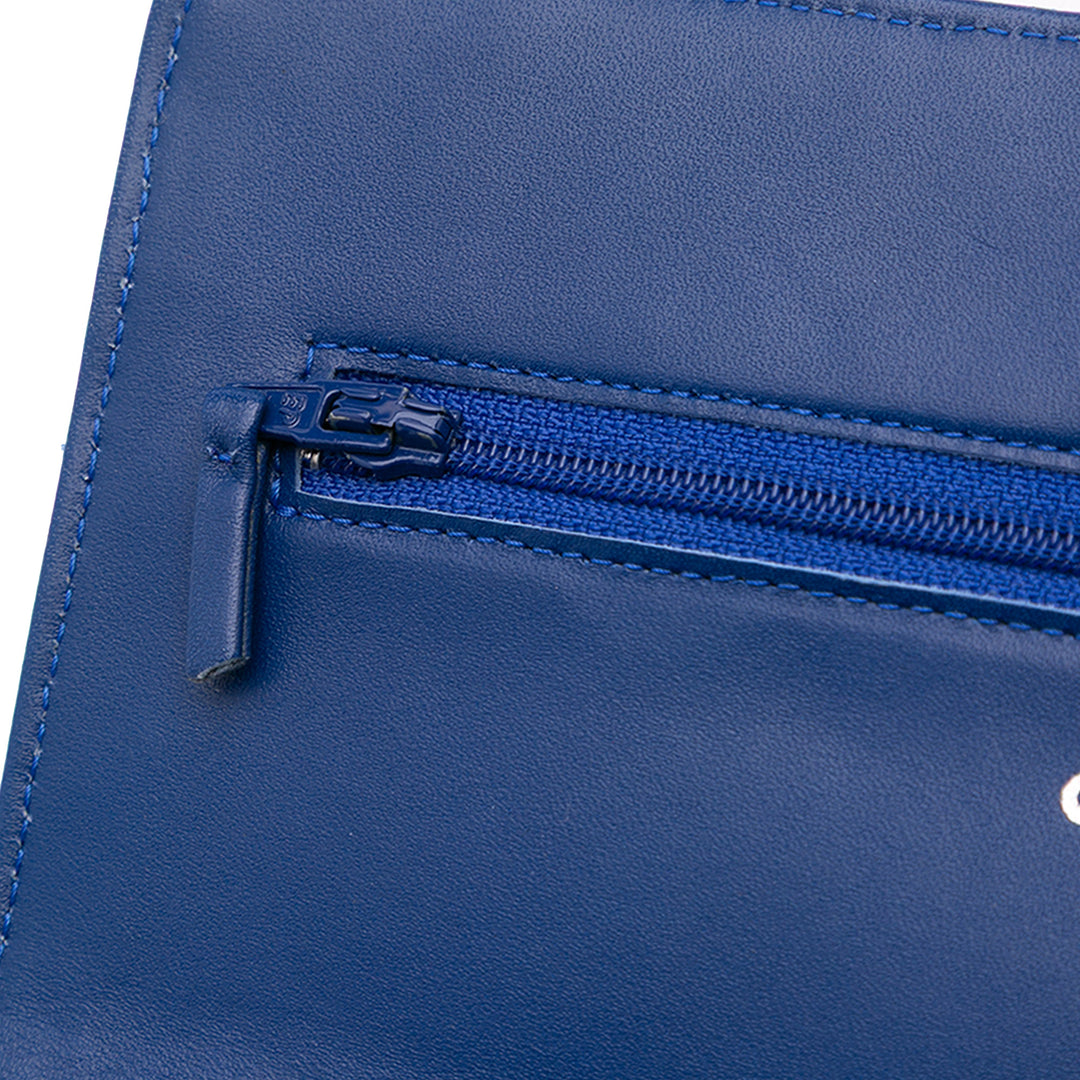 Reissue 2.55 Quilted Jersey Wallet On Chain Blue - Gaby Paris