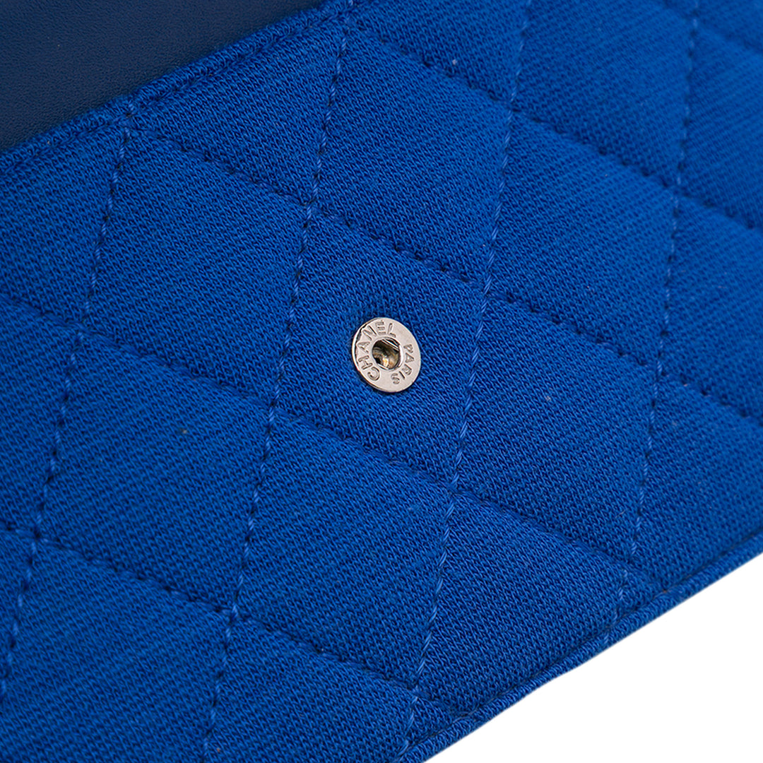 Reissue 2.55 Quilted Jersey Wallet On Chain Blue - Gaby Paris