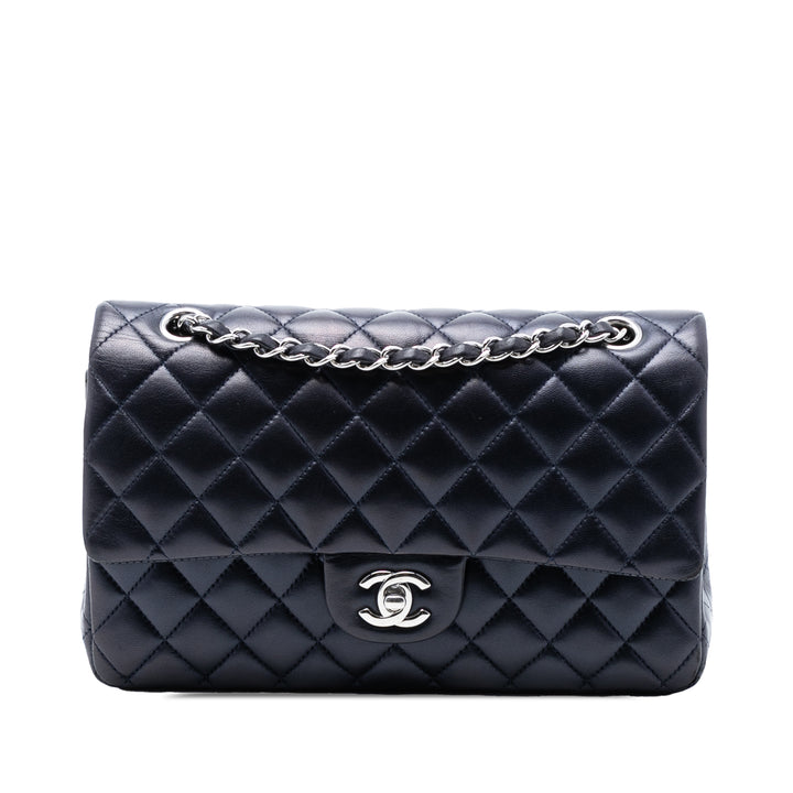 Chanel Medium Classic Cuir d’agneau Double rabat