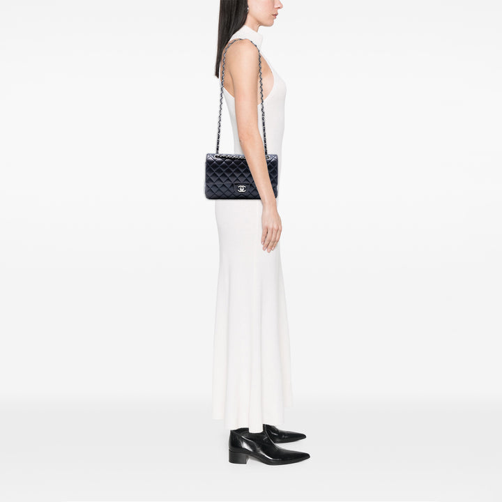 Chanel Medium Classic Cuir d’agneau Double rabat