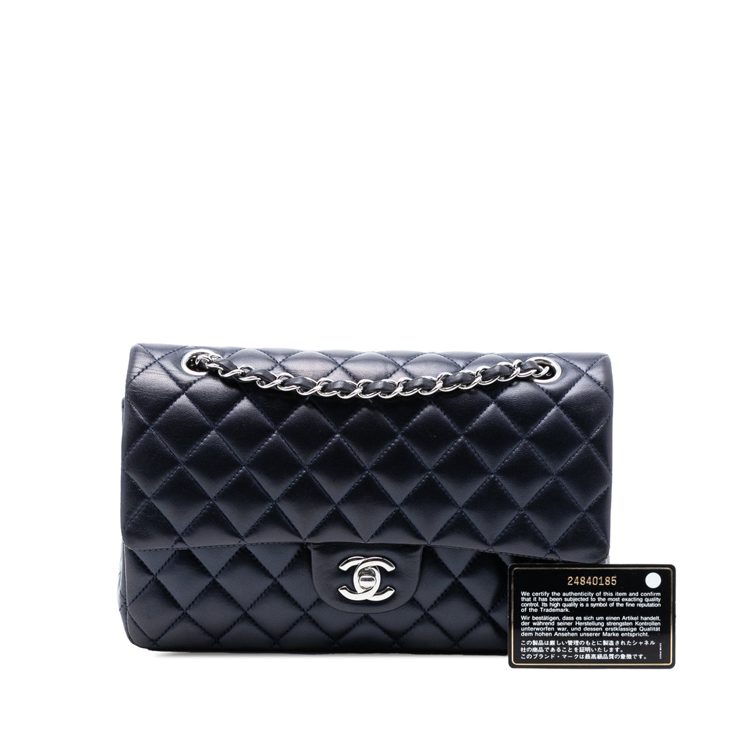 Chanel Medium Classic Cuir d’agneau Double rabat