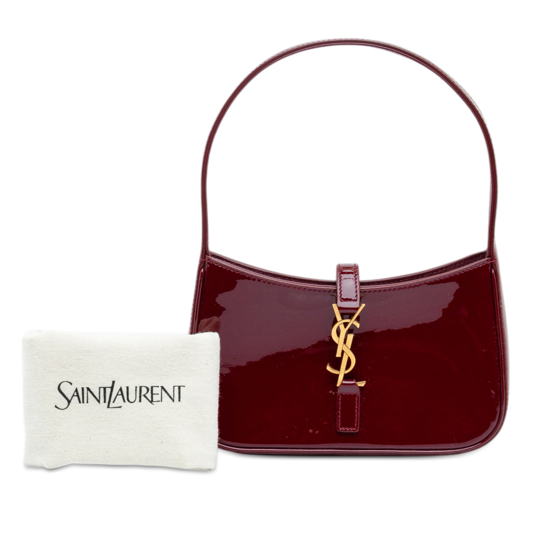 Saint Laurent Mini Cuir verni Le 5 a 7