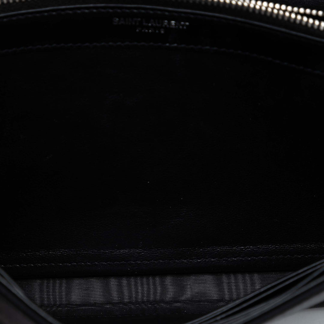 Saint Laurent Sequins Monogram Kate Wallet on Chain