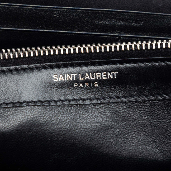 Saint Laurent Sequins Monogram Kate Wallet on Chain