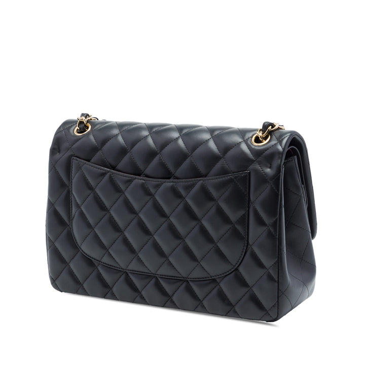 Chanel Jumbo Classic Cuir d’agneau Double rabat