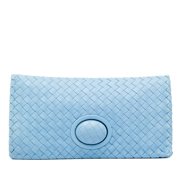 Bottega Veneta Nappa Intrecciato Turn Lock Pochette