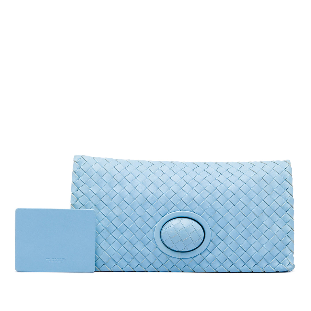 Bottega Veneta Nappa Intrecciato Turn Lock Pochette