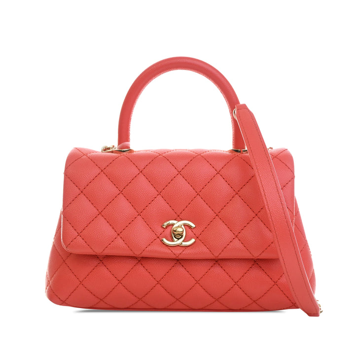 Chanel Coco sac à Mini Cuir caviar