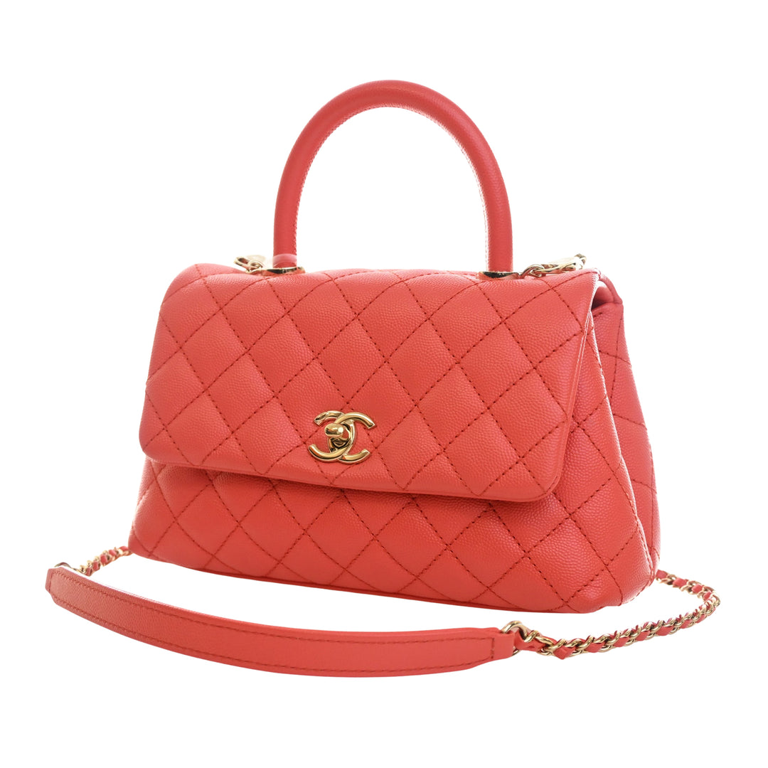 Chanel Coco sac à Mini Cuir caviar