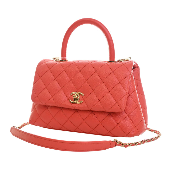 Chanel Coco sac à Mini Cuir caviar