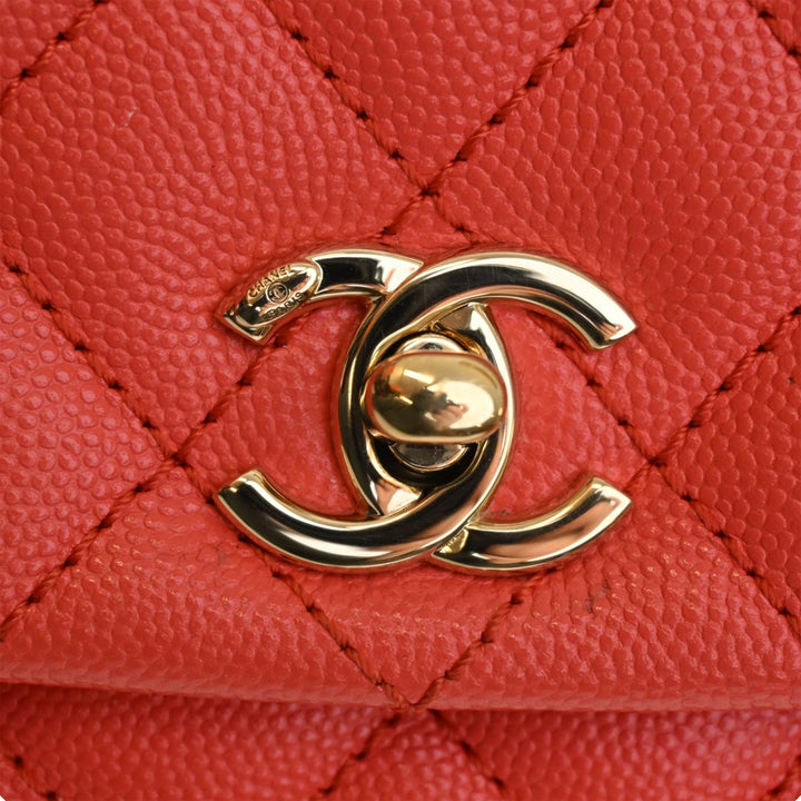Chanel Coco sac à Mini Cuir caviar