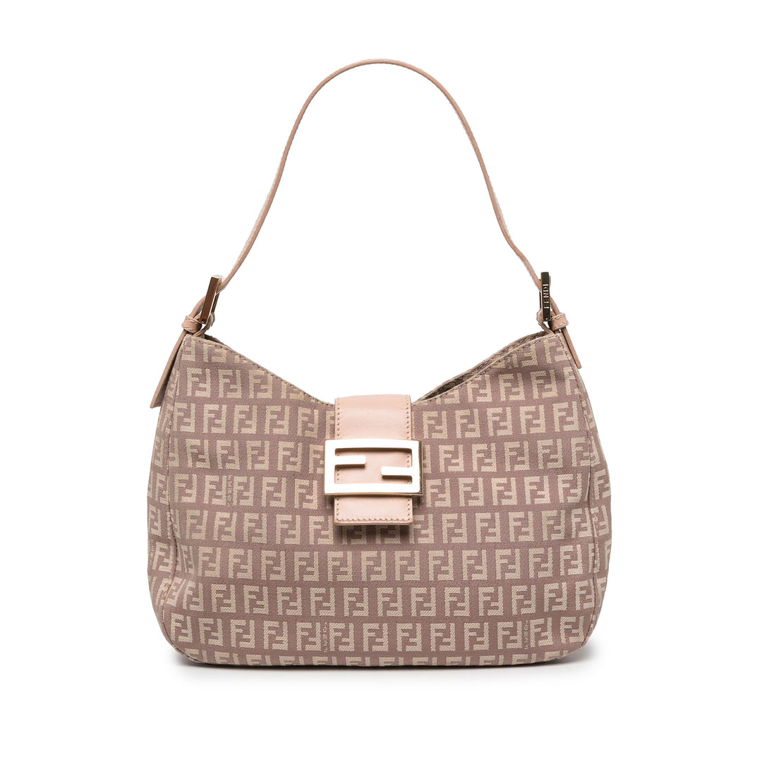 Fendi Sac porté épaule Zucchino Rose – vue principale – GABY PARIS