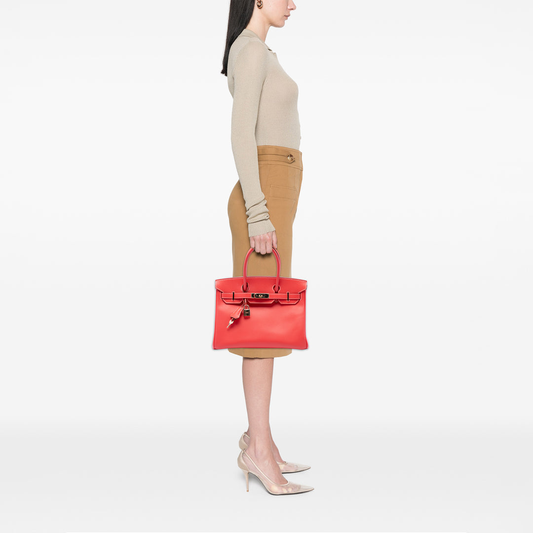 Hermès Candy Birkin Retourne 30 Epsom Rose – vue 6 – GABY PARIS