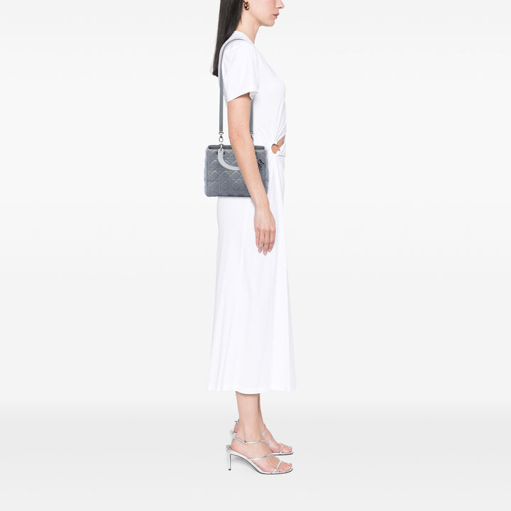Dior Medium Metallic Cuir d’agneau Cannage Lady Dior