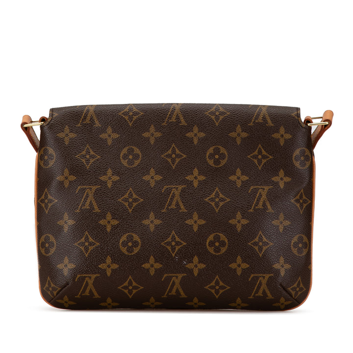 Monogram Musette Tango Short Strap Brown - Gaby Paris