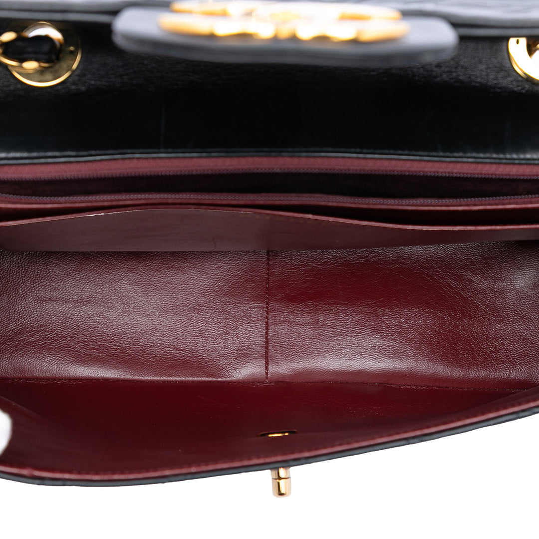 Chanel Maxi XL Classic Cuir d’agneau Simple rabat
