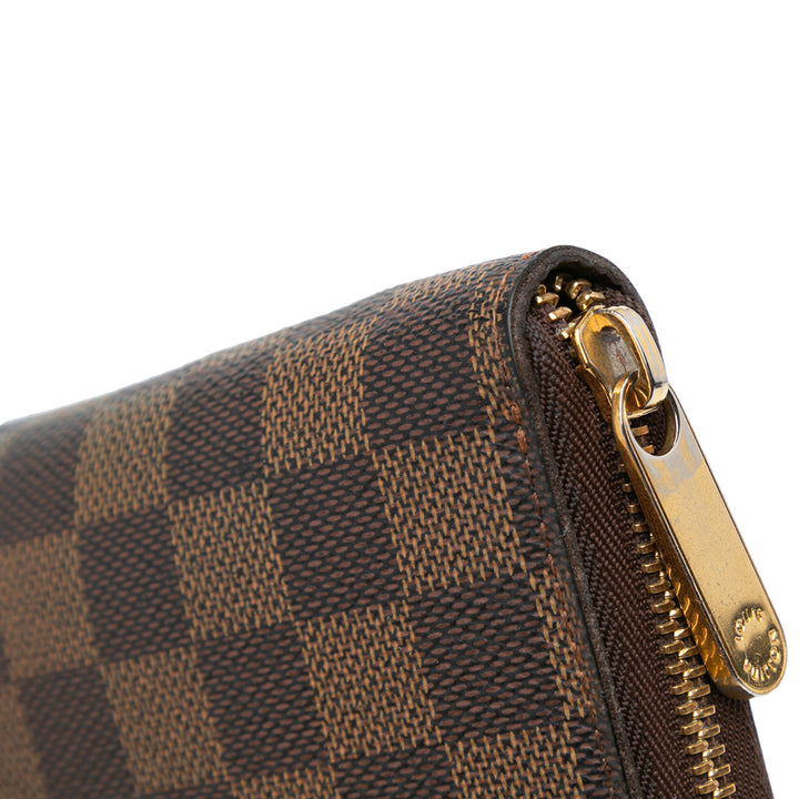 Damier Ebene Zippy Wallet Brown - Gaby Paris