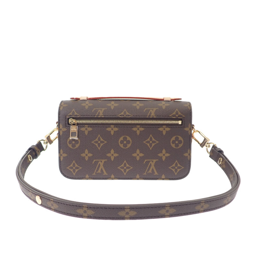 Pochette Métis East West Monogram Marron