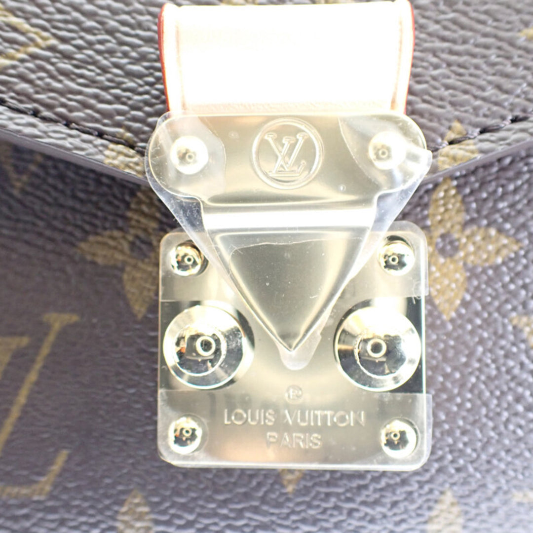 Pochette Métis East West Monogram Marron