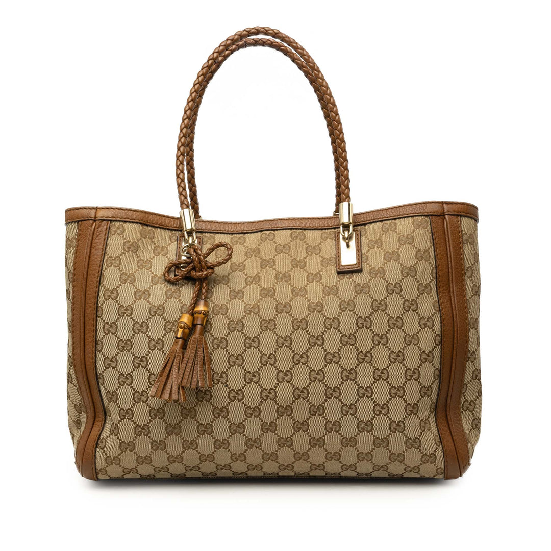 Gucci GG Bella Cabas Beige – vue principale – GABY PARIS
