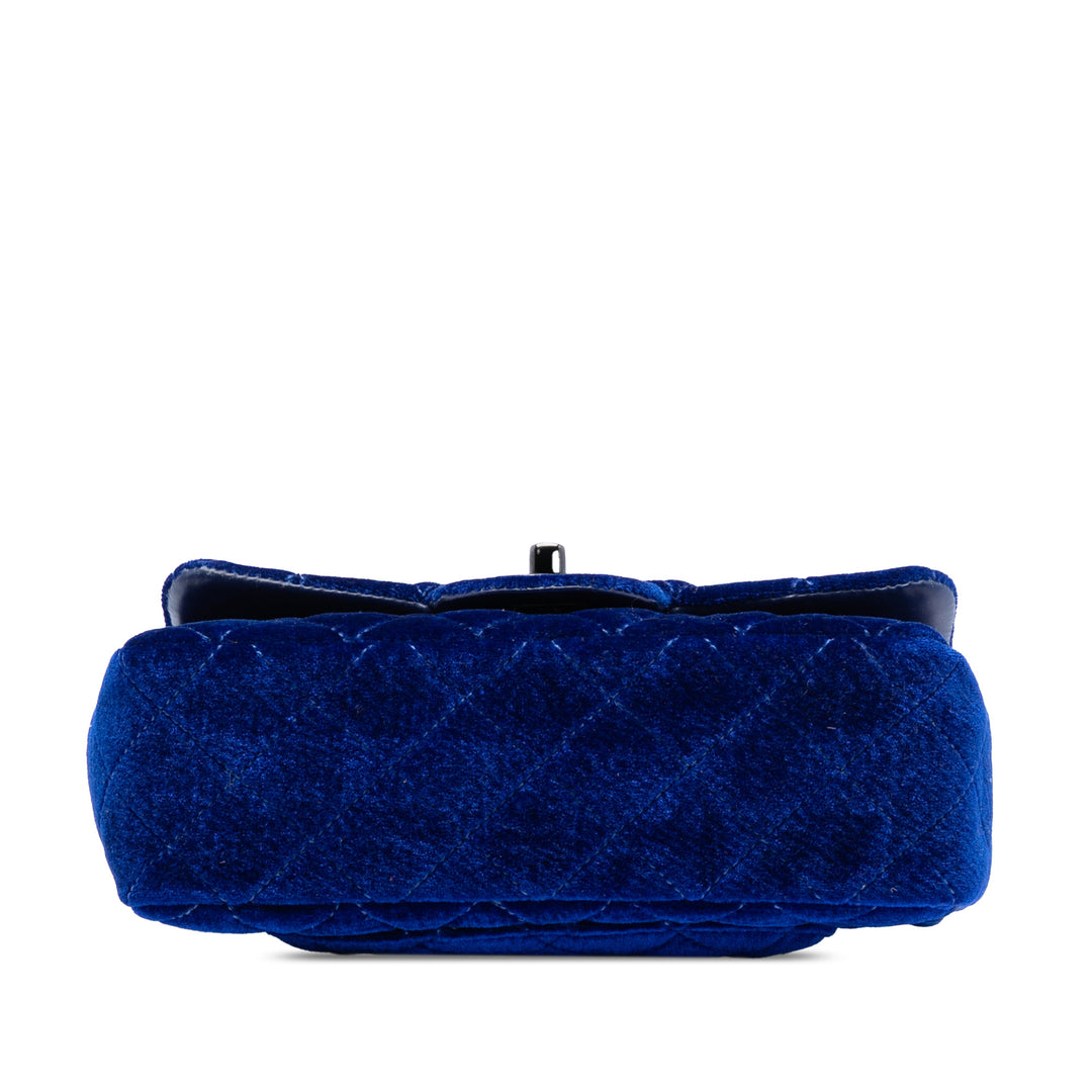 Chanel Mini Rectangular Classic Velours Simple rabat