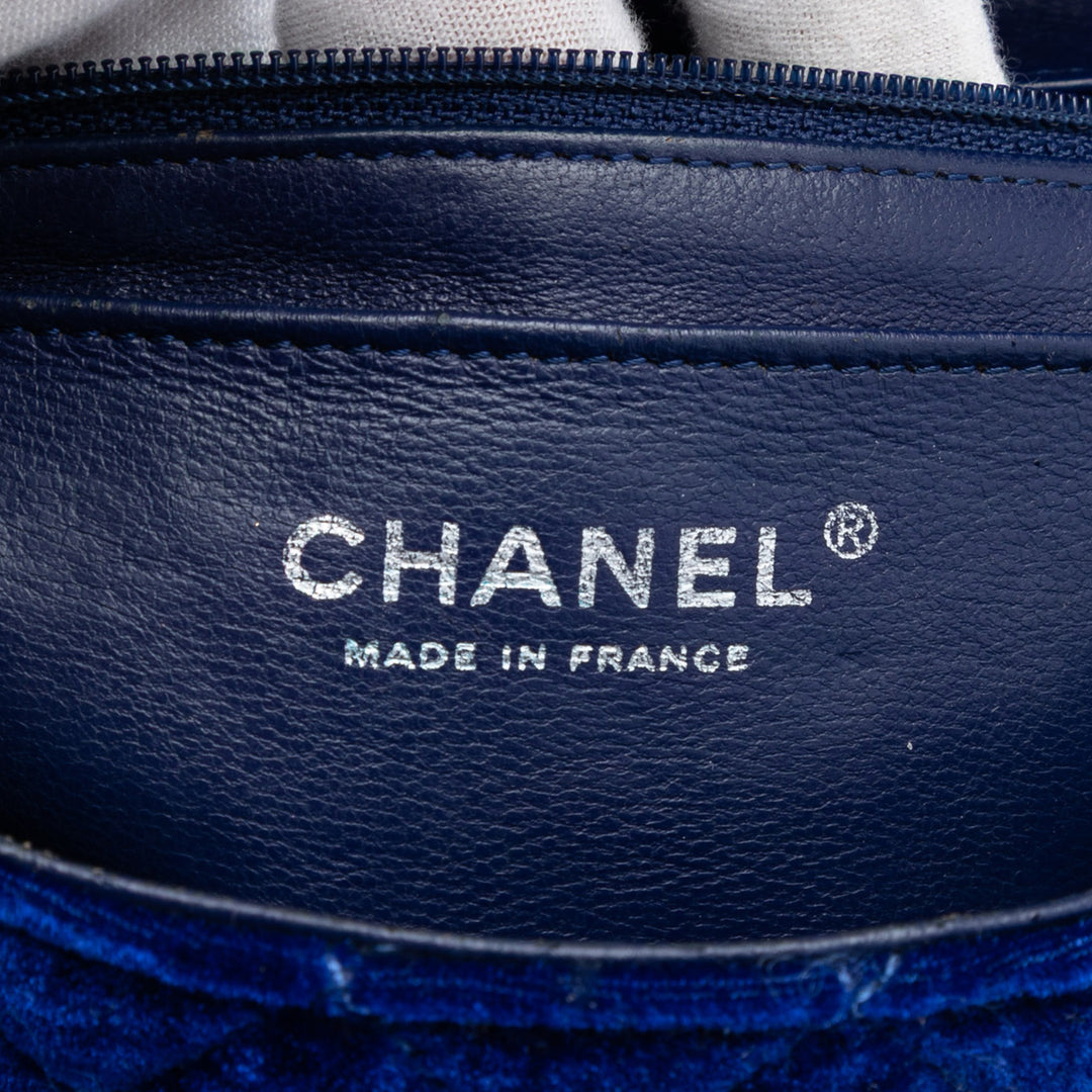 Chanel Mini Rectangular Classic Velours Simple rabat