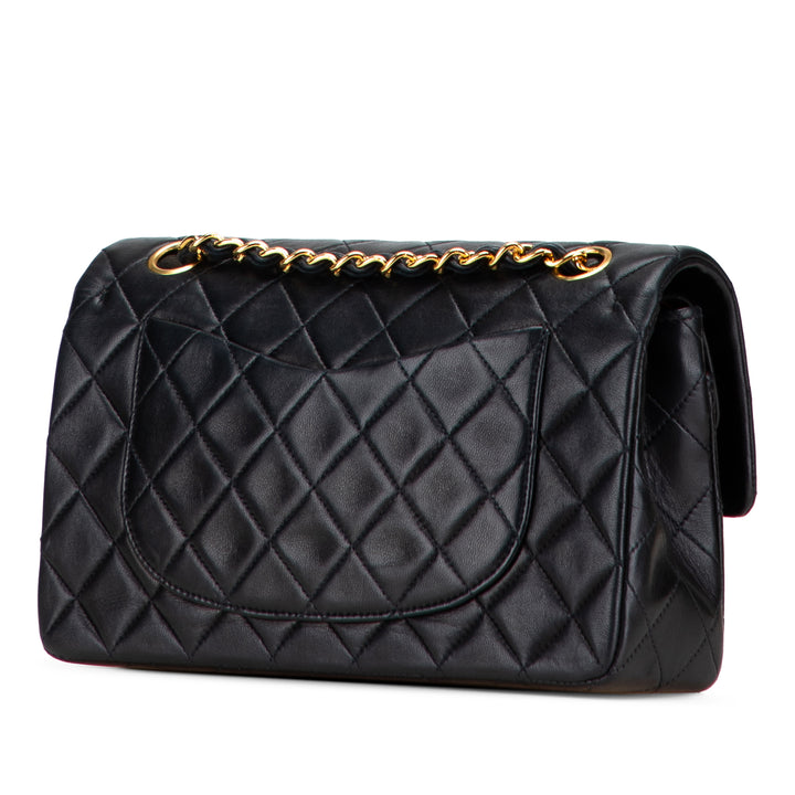 Chanel Small Classic Cuir d’agneau Double rabat Noir – GABY PARIS Authentique