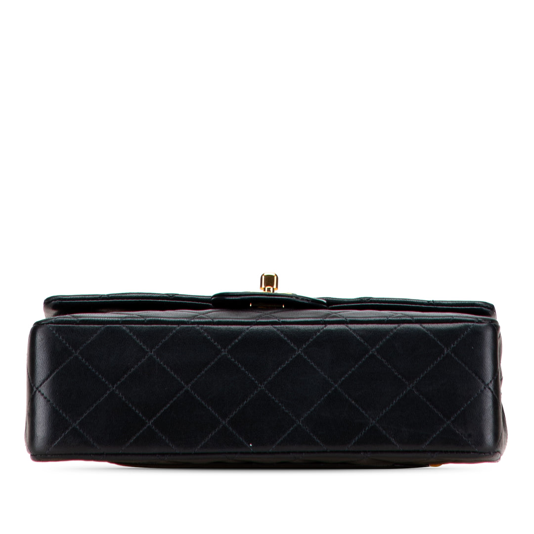 Chanel Small Classic Cuir d’agneau Double rabat Noir – GABY PARIS Authentique