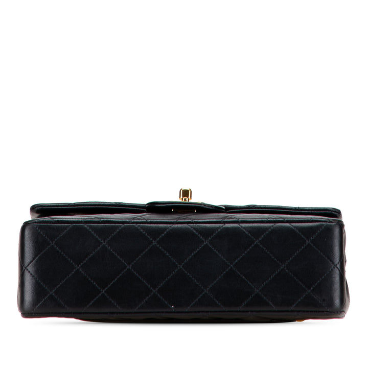 Chanel Small Classic Cuir d’agneau Double rabat Noir – GABY PARIS Authentique