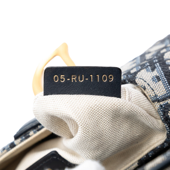 Dior Micro Oblique Toile Saddle Sac