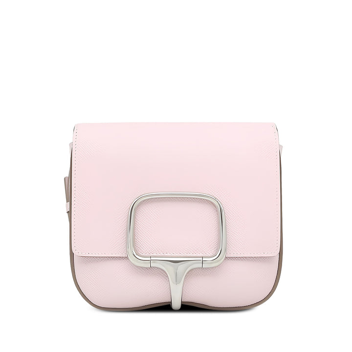 Hermès Della Cavalleria Mini Epsom Rose – vue principale – GABY PARIS