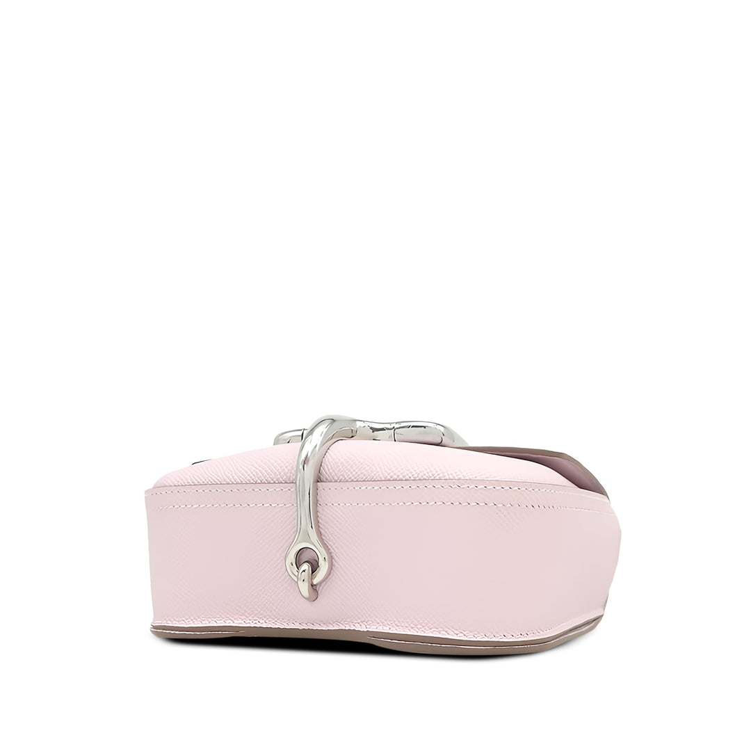 Hermès Della Cavalleria Mini Epsom Rose – vue 3 – GABY PARIS