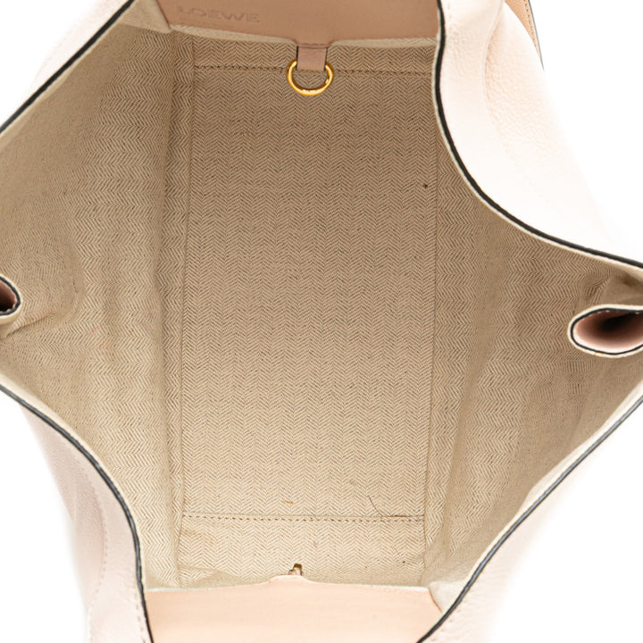Small Leather Hammock Bag Pink - Gaby Paris