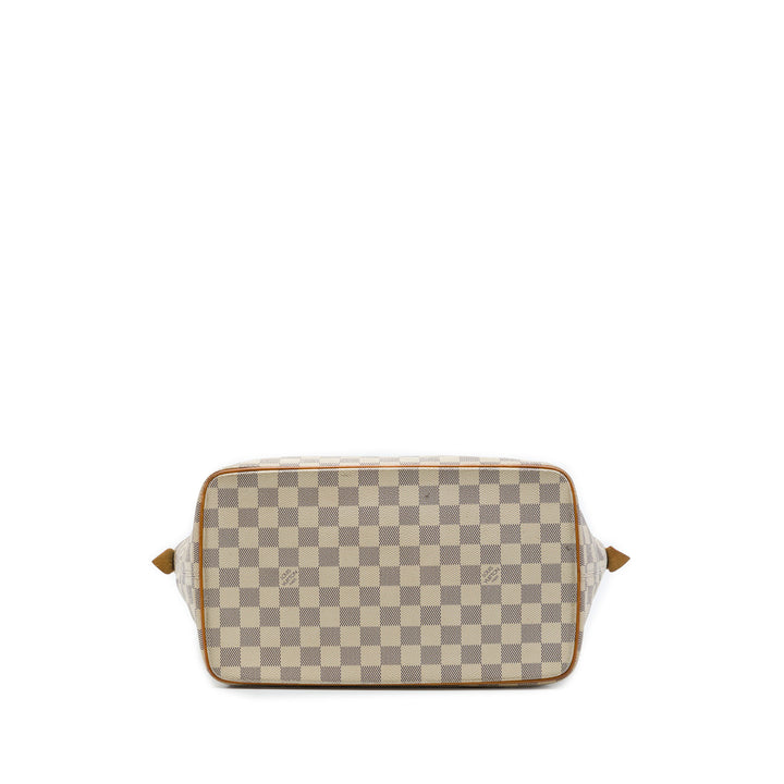 Saleya MM Damier Azur Blanc