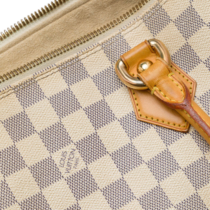 Saleya MM Damier Azur Blanc