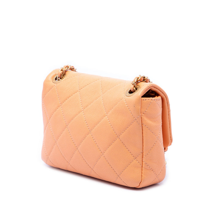Chanel Mini CC Matelassé Caviar Simple rabat