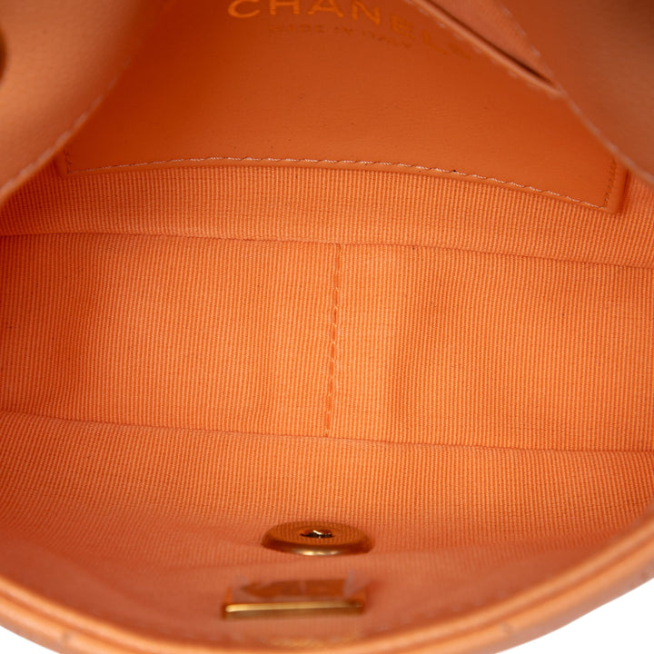 Chanel Mini CC Matelassé Caviar Simple rabat