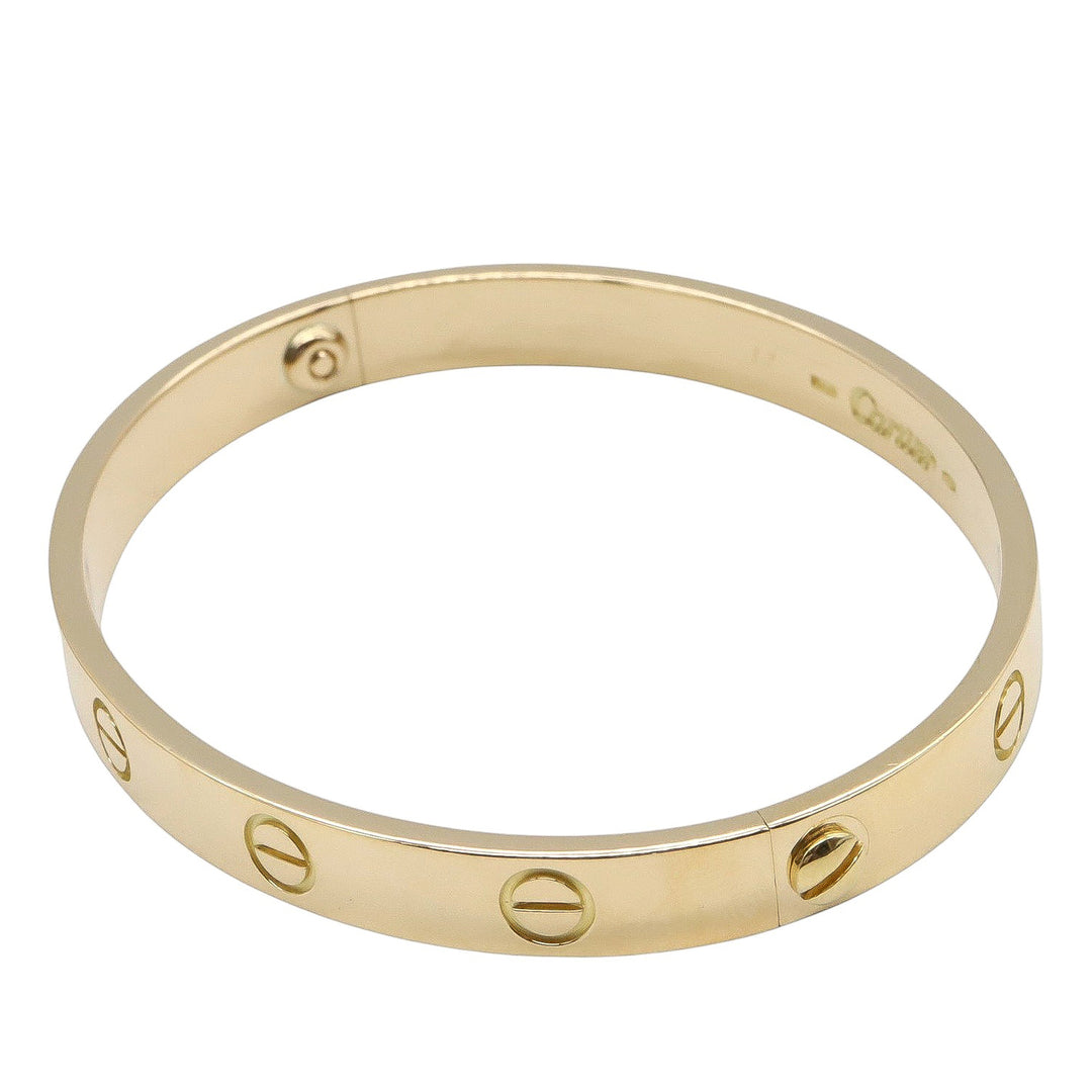 18K Yellow Gold Love Bracelet Gold - Gaby Paris