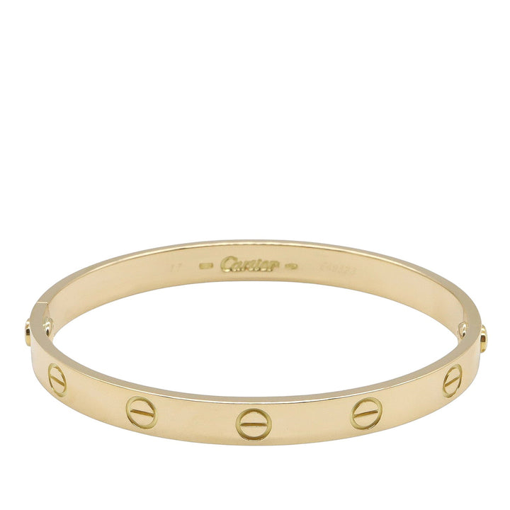 18K Yellow Gold Love Bracelet Gold - Gaby Paris