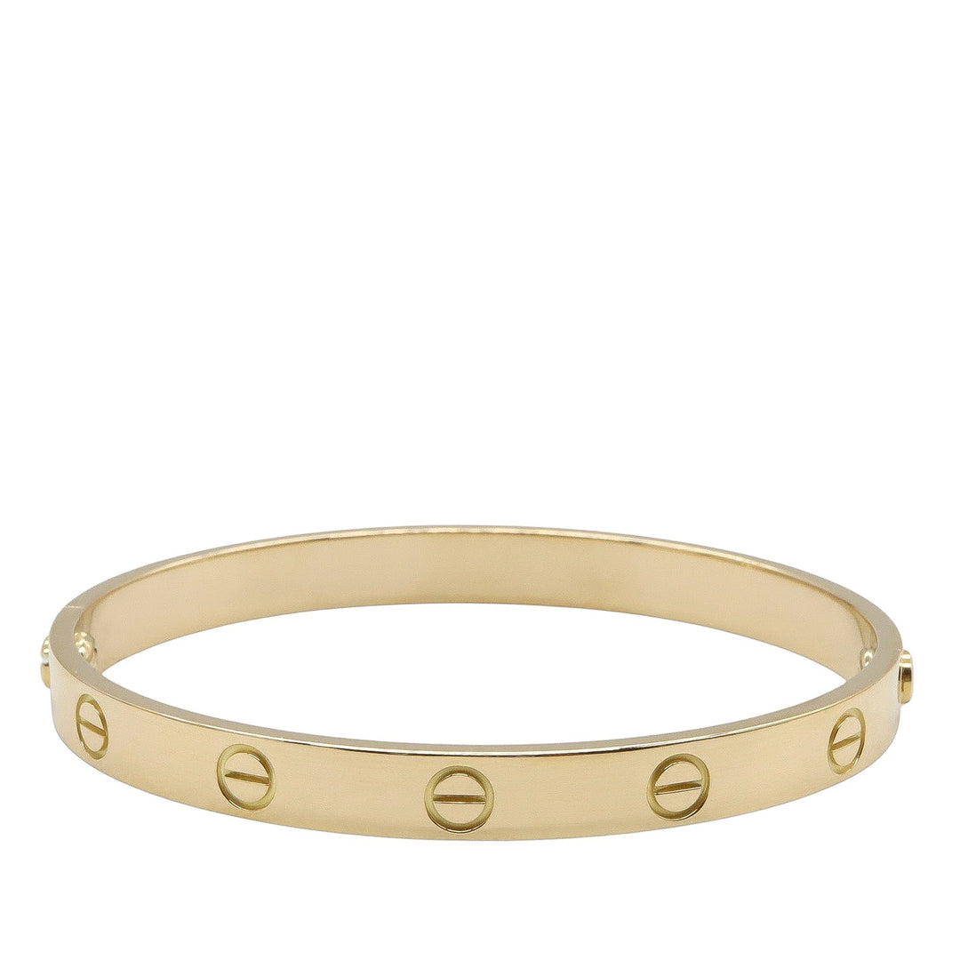 18K Yellow Gold Love Bracelet Gold - Gaby Paris
