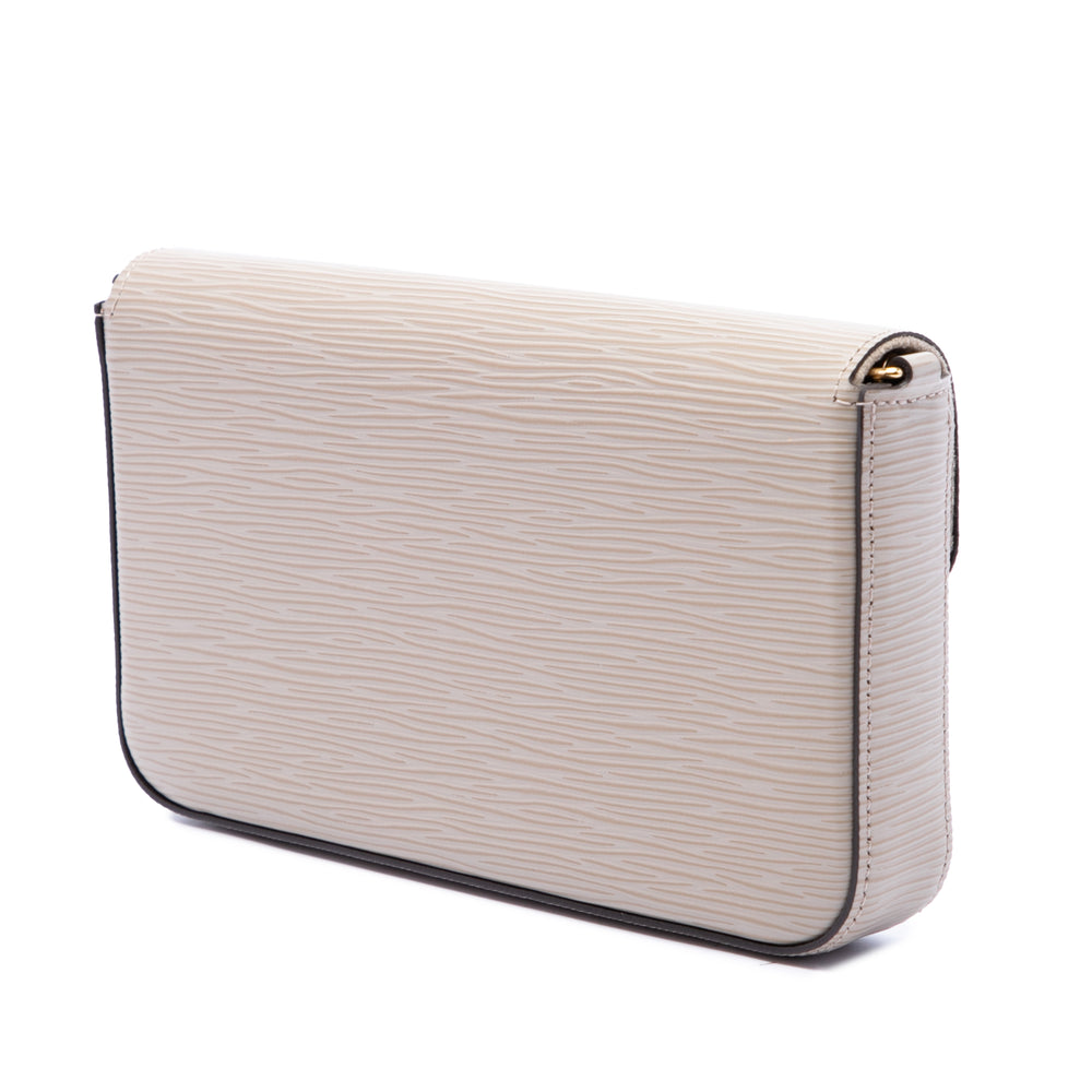 Louis Vuitton Pochette Felicie Épi Beige – vue 2 – GABY PARIS