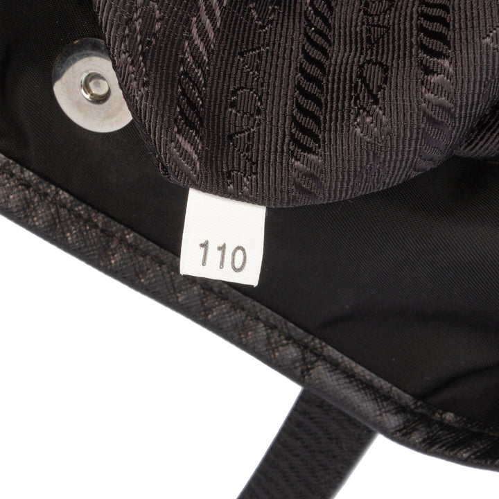 Tessuto Robot Satchel Black - Gaby Paris