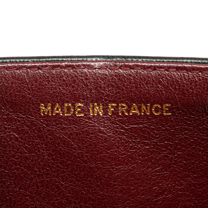 Small Classic Lambskin Double Flap Black - Gaby Paris