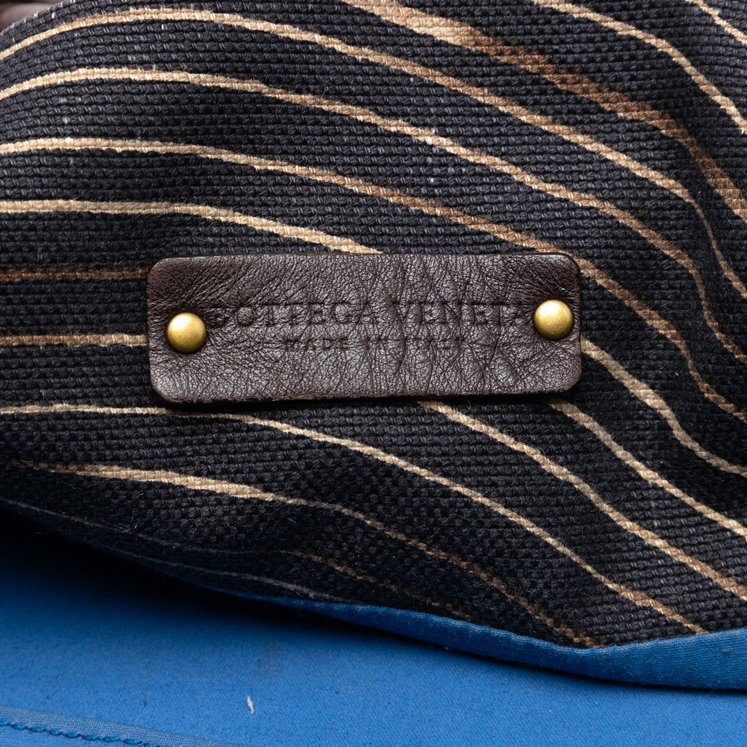 Bottega Veneta Printed Toile Cabat Cabas