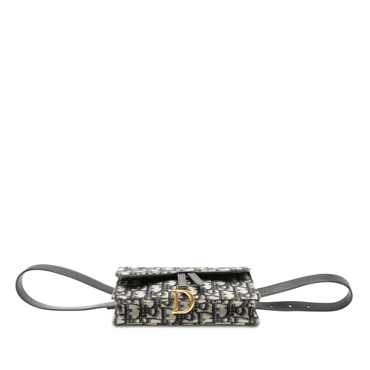 Dior Oblique Toile Saddle Sac ceinture