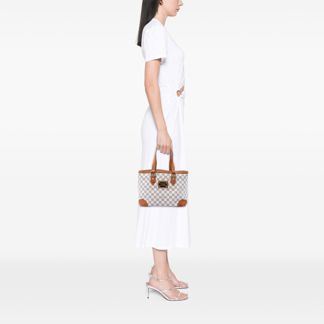 Hampstead PM Damier Azur Blanc