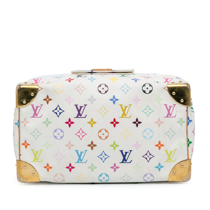 Monogram Multicolore Speedy 30 White - Gaby Paris