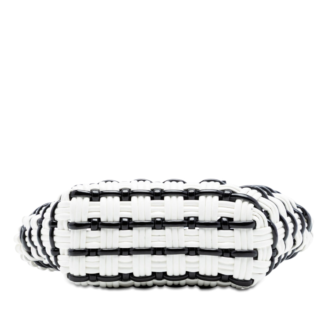 Balenciaga Faux Cuir Bistro Basket Sac XXS