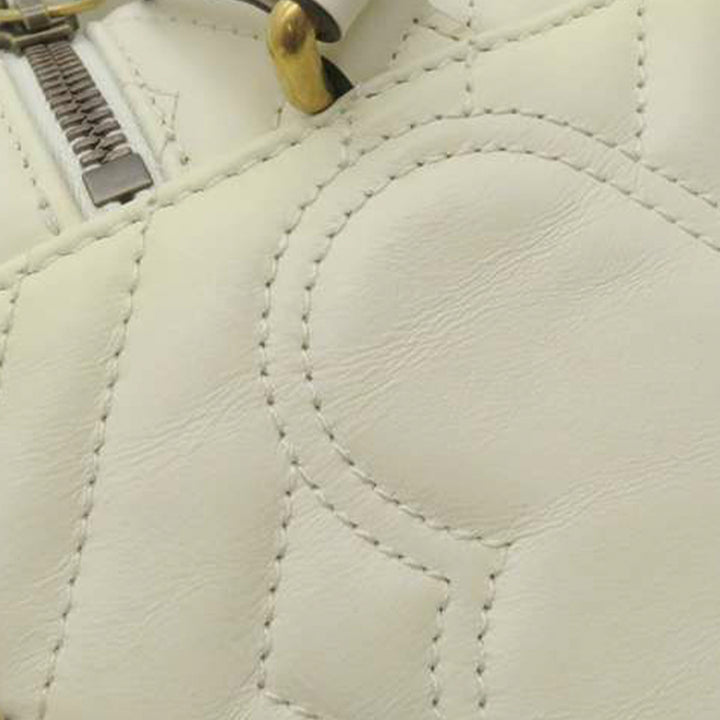 Mini GG Marmont Matelasse Backpack White - Gaby Paris